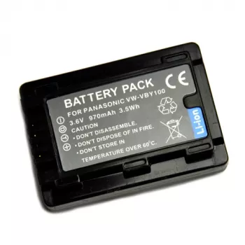 Papildoma baterija Extra Digital Panasonic VW-VBY100 3,6V 1860mAh nešiojamai įrangai