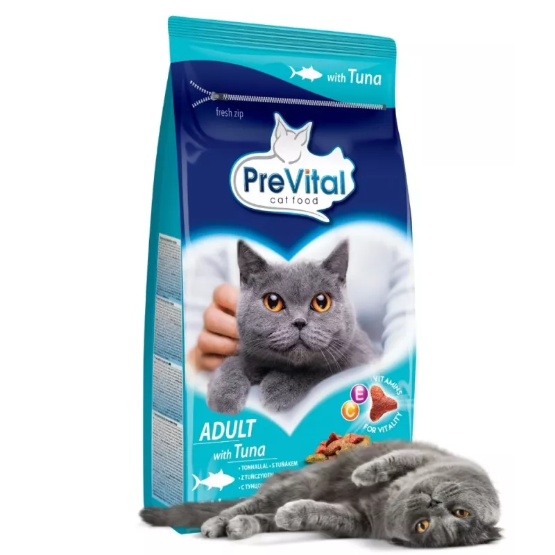 PREVITAL Adult Tuna – sausas kačių ėdalas – 1,4 kg