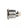 DimasTech vandalams atsparus jungiklis / mygtukas 25 mm Silverline Dot RGB PD212