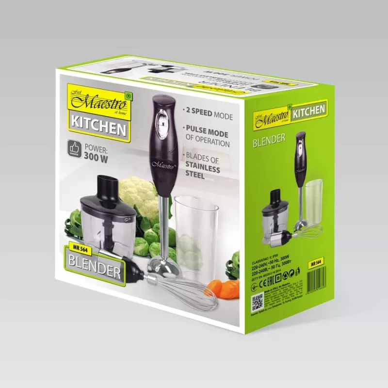 Feel-Maestro MR-564 5-in-1 blender 0,6 l 300 W juoda