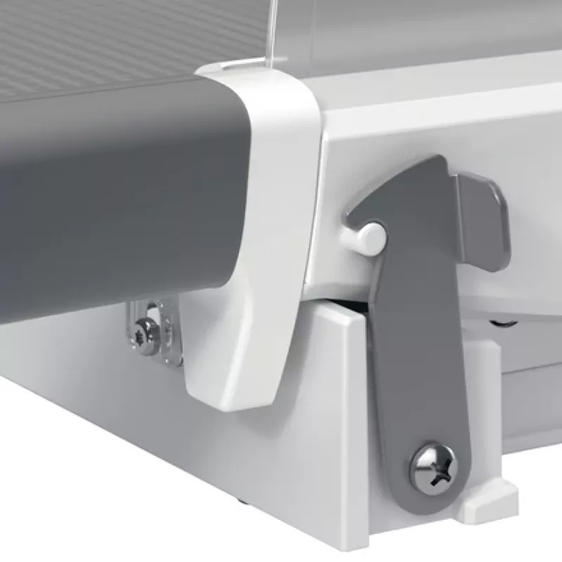 Leitz Precision Office popieriaus pjaustyklė A4+, 15 lapų, rankinis spaustuvas, nerūdijantis plienas