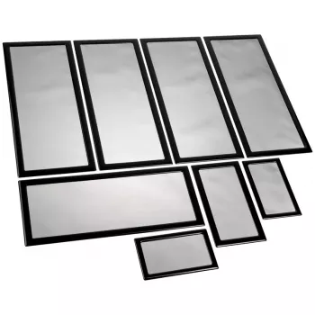 Demciflex dulkių filtrų rinkinys, skirtas Lian Li PC-O11 Air - juodas/juodas