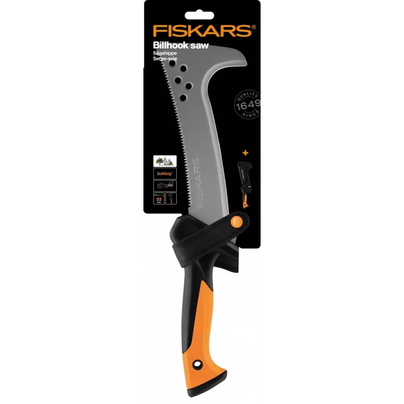 Rankinis pjūklas Fiskars 1051233, 23 cm, juoda, oranžinė, sidabrinė