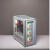 Corsair iCUE 4000X RGB Midi bokštas baltas