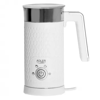 Automatinis pieno putotojas Adler AD 4494 Metallic White – 130 ml putų, 300 ml kaitinimas, 500 W