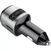 FM siųstuvas 4smarts 456201 Cigar Lighter Juodas Sidabrinis AM FM Bluetooth