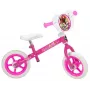 Dviračio pusiausvyros treniruoklis HUFFY Princess 10 colių vaikams, be pedalų, lengvas rėmas, putplasčio padangos