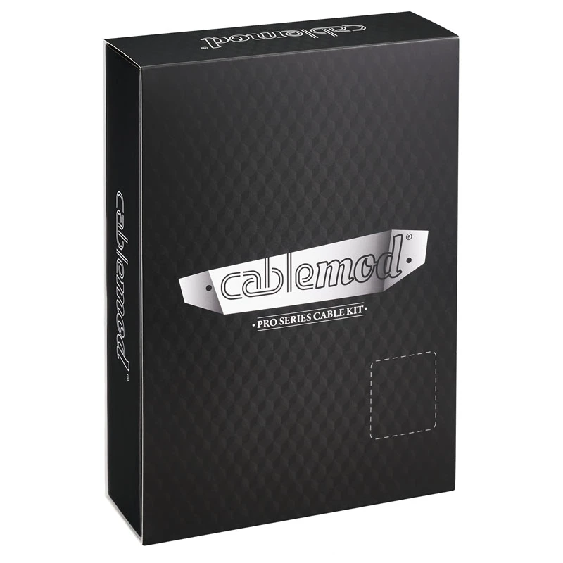 Maitinimo laidų rinkinys CableMod PRO Series ModMesh C-Serie, skirtas Corsair RMi/RMx – juodi/raudoni pinti laidai