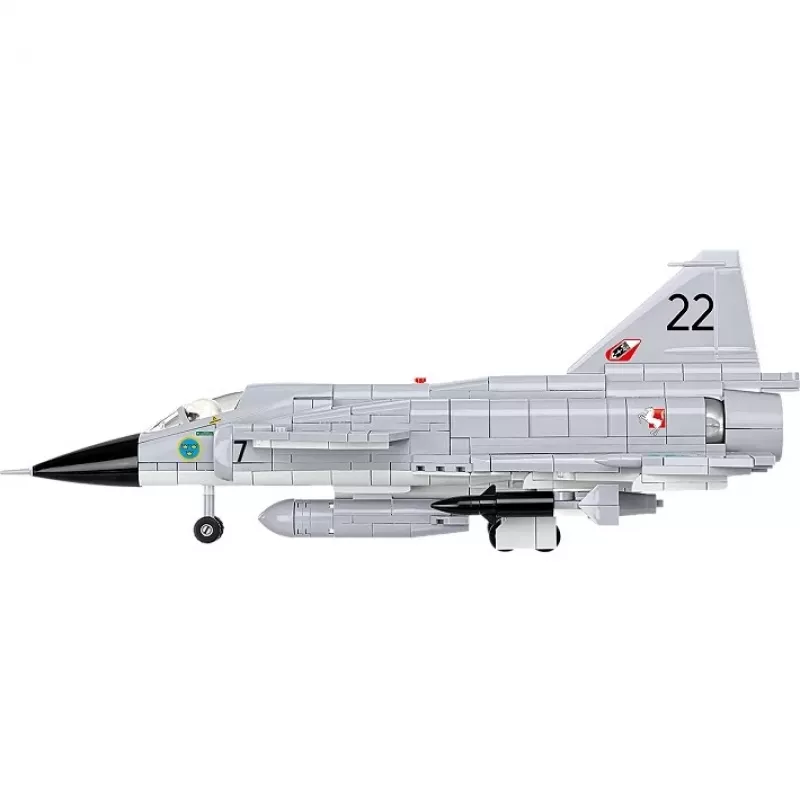 Cobi blokelių rinkinys Saab AJ 37 Viggen, 881 detalės