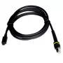 Įkrovimo laidas ACT CBA-U61-S07ZAR, skirtas Zebra brūkšninių kodų skaitytuvui, USB-C į RJ-45, 2,13 m