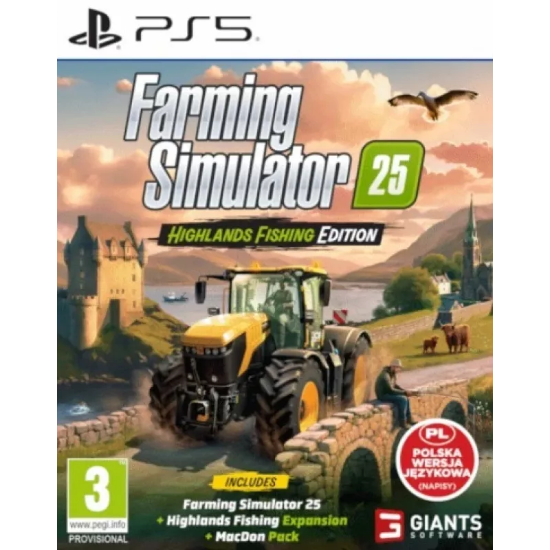 PlayStation 5 žaidimas Farming Simulator 25 Highlands Fishing Edition