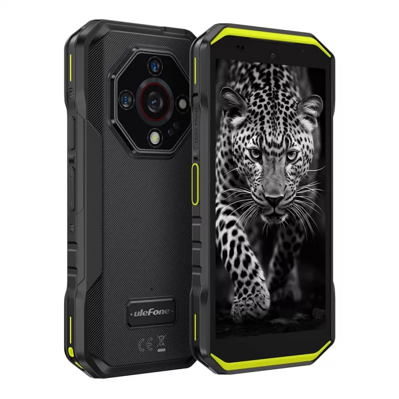 Išmanusis telefonas UleFone Armor X32 6,1 colio 6 GB RAM 128 GB atminties Vivid Green, energijos klasė B