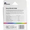 INTER-TECH RS-042 RGB LED juostelė kompiuterio korpuso apšvietimui — RGB 1000 mm, 10 mm plotis, juoda