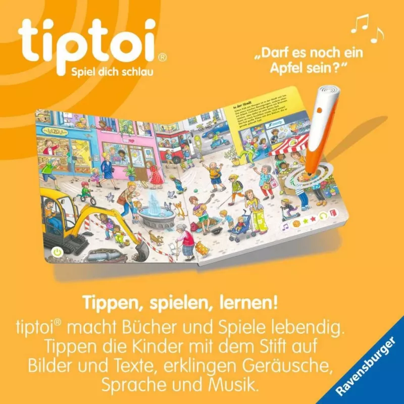 tiptoi Mein Wimmelbuch, Mokomoji knygelė