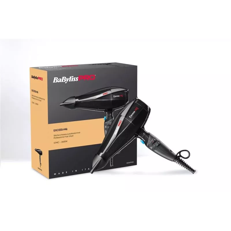 BaByliss Excess-HQ plaukų džiovintuvas 2600 W Juodas