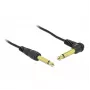 Garso kabelis DeLOCK 85939 2m 6,35mm Juodas
