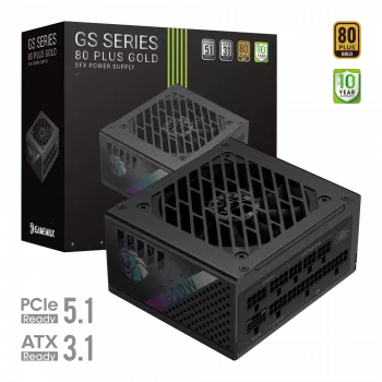 Gamemax GS 650G 650 W maitinimo blokas, 80 PLUS Gold, pilnai modulinis