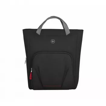 Moterų rankinė Wenger SwissGear Motion Vertical Tote 39,6 cm 15,6 colio juoda