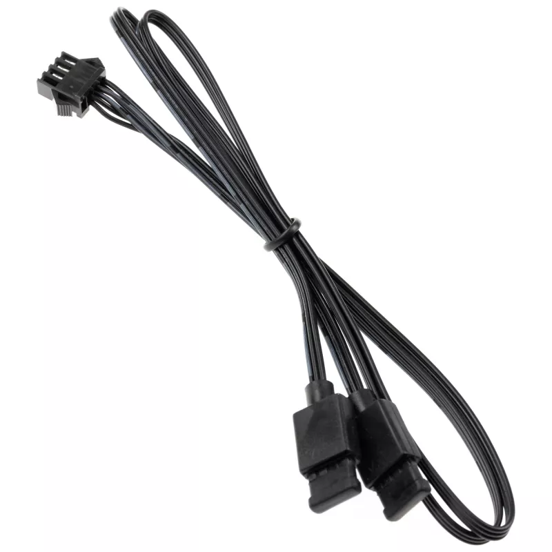 Adapteris Kolink 4 kontaktų ventiliatoriui į 3 kontaktų 5V ARGB, 0,4 m