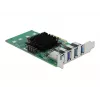 DeLOCK PCI Express x4 kortelė 4 x išoriniai USB 3.0 keturi kanalai - Low Profile