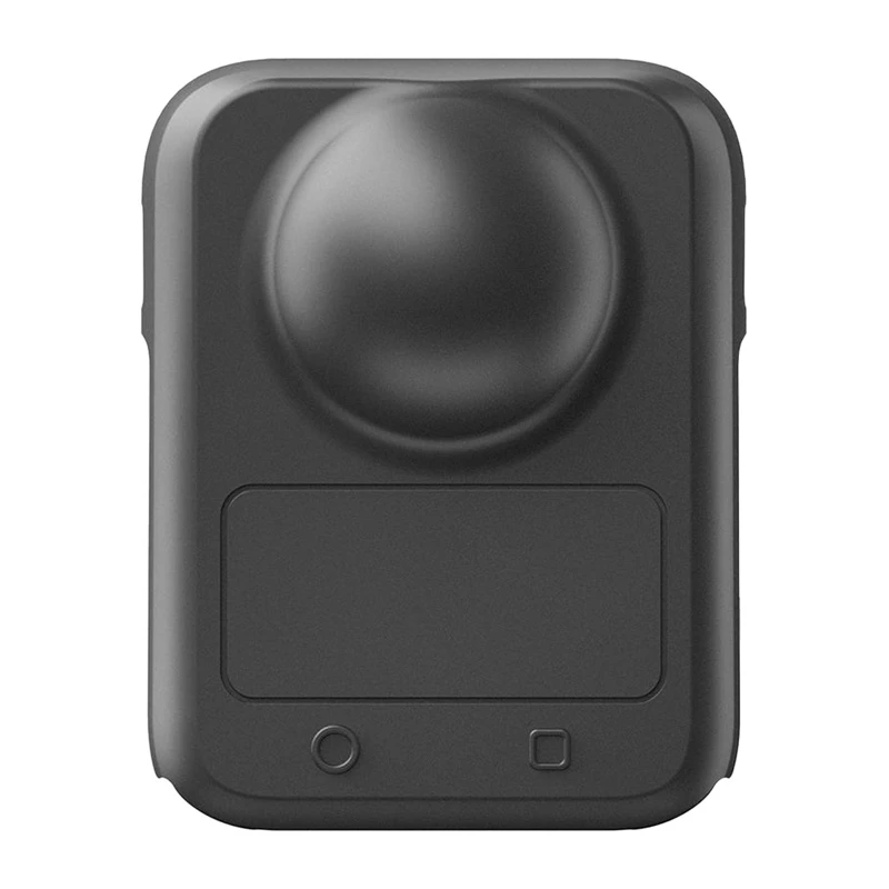 Silicone dėklas su objektyvo dangteliu PULUZ, skirtas DJI Osmo 360, juodas
