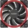 120 mm PCCOOLER CORONA-RED korpuso ventiliatorius, 1000–1800 RPM, raudonas LED