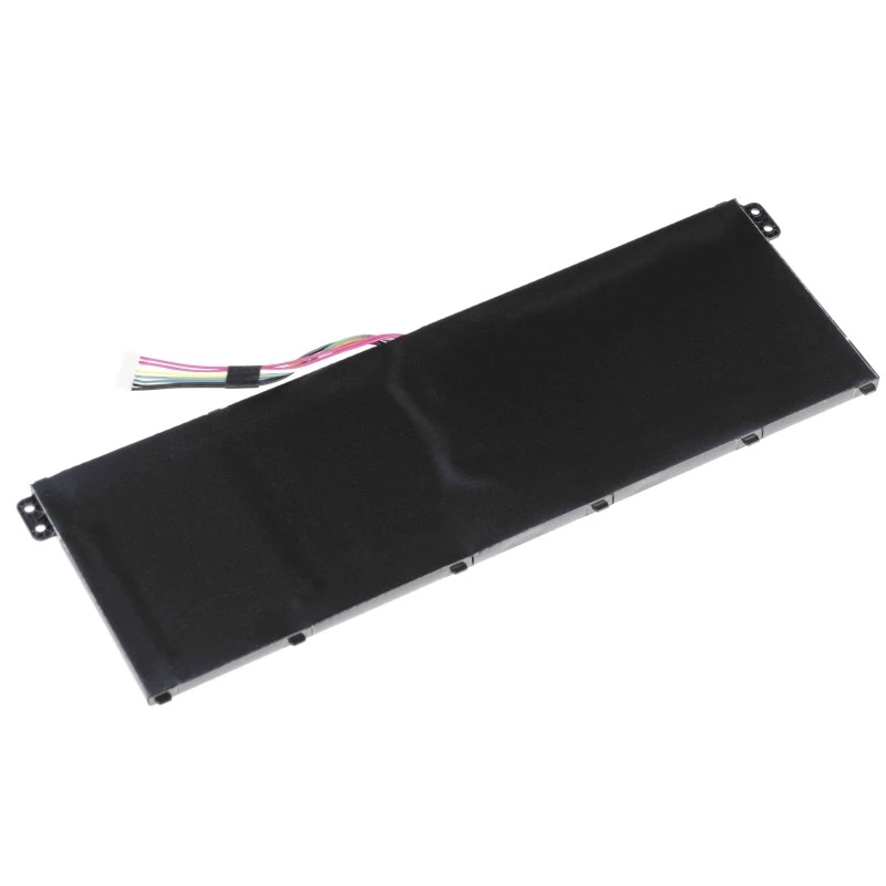 Green Cell AC52 baterija, skirta Acer Aspire E11 ES1-111M ES1-131 E15 ES1-512 Chromebook CB3-111 CB5-311, 11,4 V 2200 mAh Li-Ion, 3 elementai, juoda