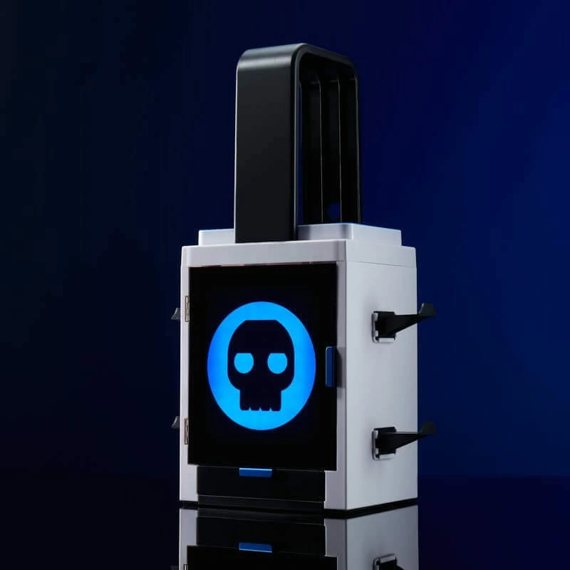 Numskull Games PS5 įkvėptas žaidimų seifas, diskų laikiklis žaidimams, PlayStation 5, pilka, laidinis, 1 vnt.