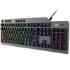 Mechaninė žaidimų klaviatūra Lenovo Legion K500 – pilno dydžio 104 klavišų USB, QWERTY JAV anglų, RGB foninis apšvietimas, pilka/juoda