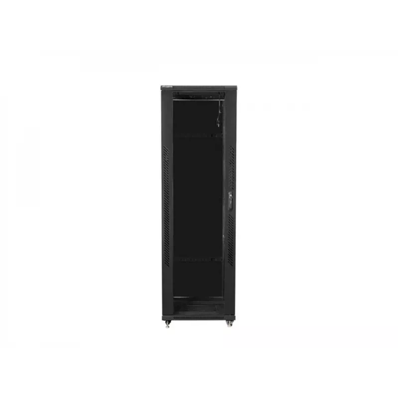 LANBERG 19 42U 800x800 laisvai pastatoma spinta su grūdinto stiklo durimis (FlatPack) juoda (krovininis pristatymas)