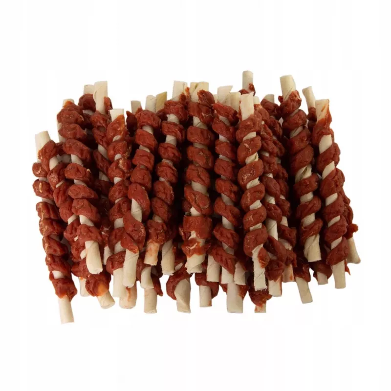 Šunų skanėstų lazdelės Hilton Beef & Lamb 500 g – mėsingi dresūros skanėstai su 40% baltymų, 2,5% riebalų