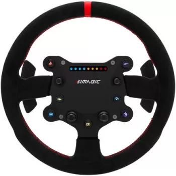 Vairaratis Simagic GTS Alcantara S202 — lenktyninis vairas su Alcantara danga