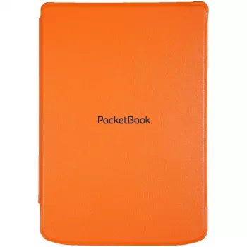 Dėklas folio 6 colių el. knygų skaitytuvui PocketBook Shell – oranžinis, 112×160×12,5 mm, 0,0765 kg