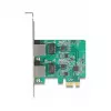 DeLOCK PCI Express x1 kortelė su 2 x RJ45 2.5 Gigabit LAN RTL8125 laidinis eternetas
