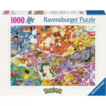 Ravensburger Colour puzzle 1000 dalių (12000832) – Animaciniai personažai
