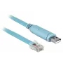 DeLOCK USB 2.0 Type-A kištukas į RS-232 RJ45 kištuką adapteris 2 m mėlynas