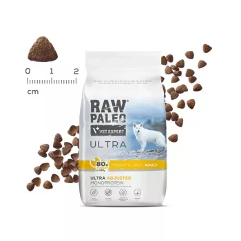 RAW PALEO Ultra Medium&Large Adult Turkey sausas šunų ėdalas - 10 kg