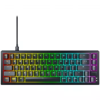 CHERRY K5V2 kompaktiška klaviatūra žaidimams USB QWERTY anglų juoda 67 klavišai RGB LED