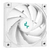 Oro aušintuvas DeepCool AK620 Digital SE White – du 120 mm ventiliatoriai, 6 šilumos vamzdeliai, PWM, LGA 1700, įmontuotas ekranas