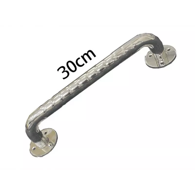 Nerūdijančio plieno gofruotas vonios turėklas 30 cm