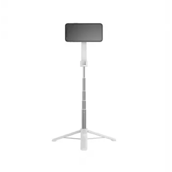 FIXED FIXSN-M-WH – sulankstomas aliumininis selfie strypas su Bluetooth nuotolinio valdymo pulteliu, 72 cm, baltas