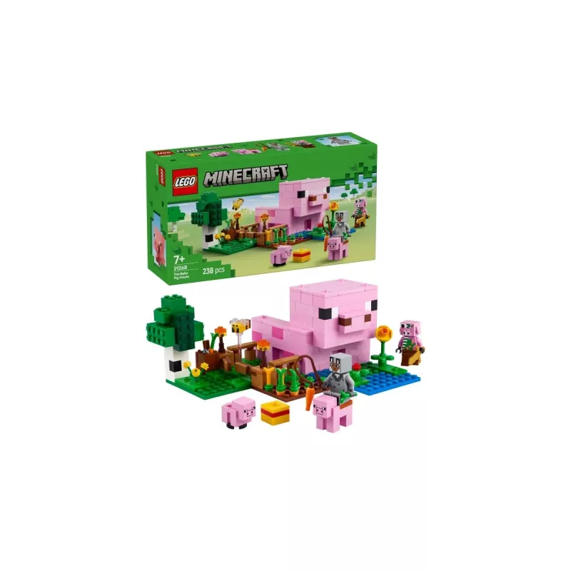 LEGO MINECRAFT 21268 Kūdikio kiaulės namelis