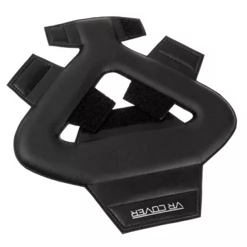 Pakeitimo putplasčio pagalvėlė Oculus Quest galvos diržo apsaugai, VR Cover (juoda)