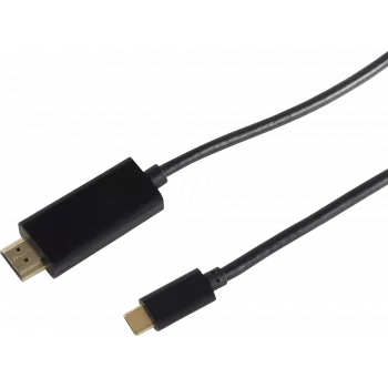 Vaizdo kabelio adapteris ShiverPeaks BS10-57185, HDMI A – USB-C, 1,8 m