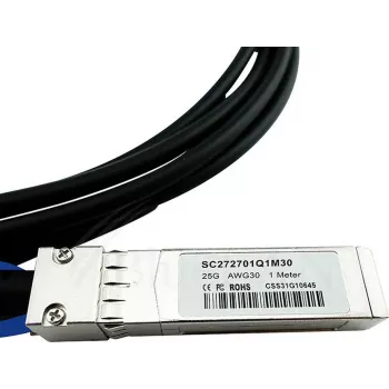 CBO SFP28-DAC-5M-DL-BL 5 m tiesioginio prijungimo varinis kabelis SFP28 vyriškas-į-vyrišką 25 Gbit/s