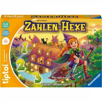 Stalo žaidimas tiptoi Zahlen-Hexe