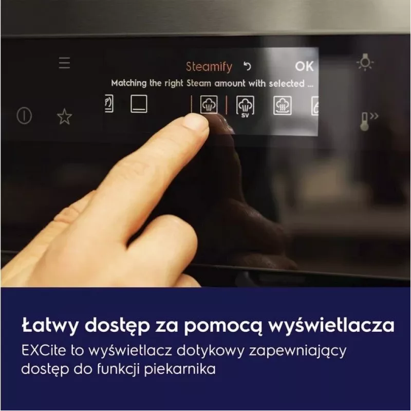 Įmontuojama orkaitė Electrolux LOB8S38V — 70 L, A++, garų valymas, teleskopiniai bėgeliai, LED ekranas