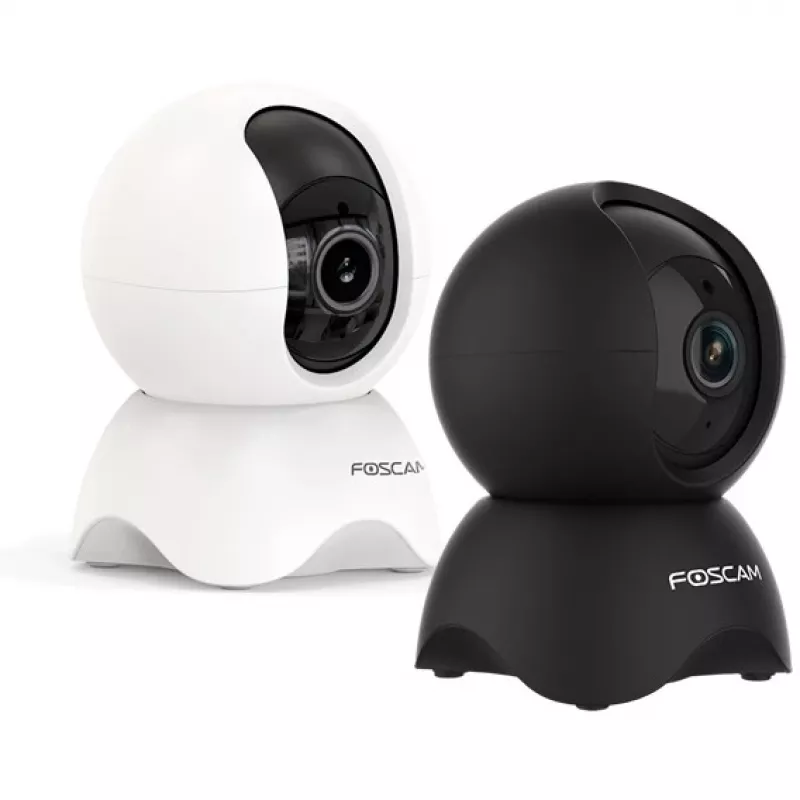 IP stebėjimo kamera Foscam X5-WB lemputė vidaus stalas 2560×1920, Wi‑Fi ir Ethernet, 6x skaitmeninis priartinimas