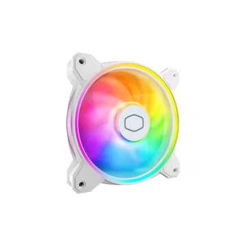 Cooler Master MasterFan MF120 Halo2 White Edition 120mm ARGB korpuso ventiliatorius