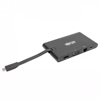 USB-C Dock - 4K HDMI, VGA, USB 3.2 Gen 1, USB-A/C šakotuvas, Gigabit Ethernet, atminties kortelių lizdai, 100W PD įkrovimas
